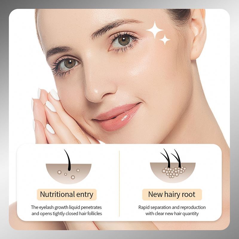 OEM Private Label Bioaqua Nourish Growing Growth Serum Beauty Cosmetic Liquid Eyelash Enhancer