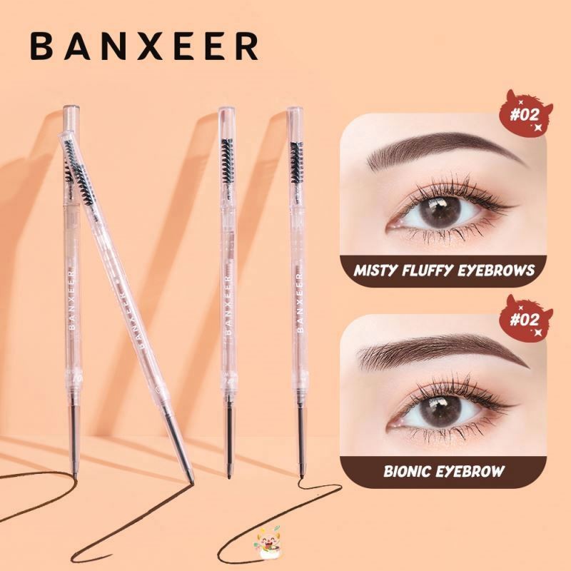 Banxeer Cosmetic Makeup Eyes Pens Slim Brow Tint Brown Discount Microblade Eyebrow Pencil Pink