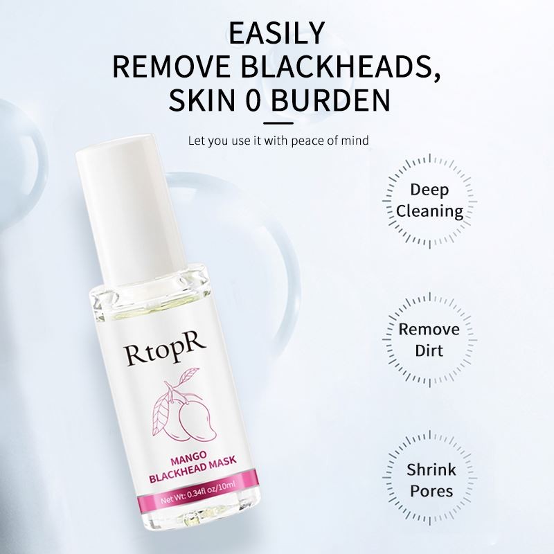 RtopR MANGO BLACKHEAD Shrinking Pore Set Derived Liquid Suction Removing Acne Deep Cleansing Nose Mask Z