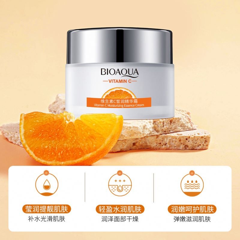 50g  Care Product Clear Absorption Non-sticky Delicate Skin Moisturizing Vitamin C Face Cream