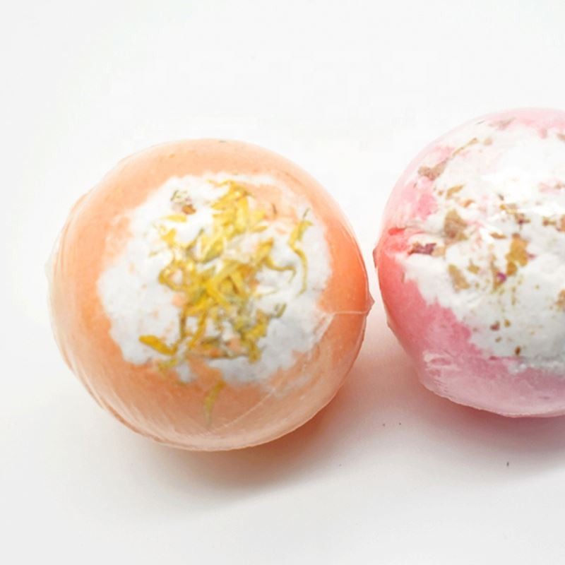 OEM ODM Private Label Customized Rich Bubble Floral Scent Vegan Bath Bombs