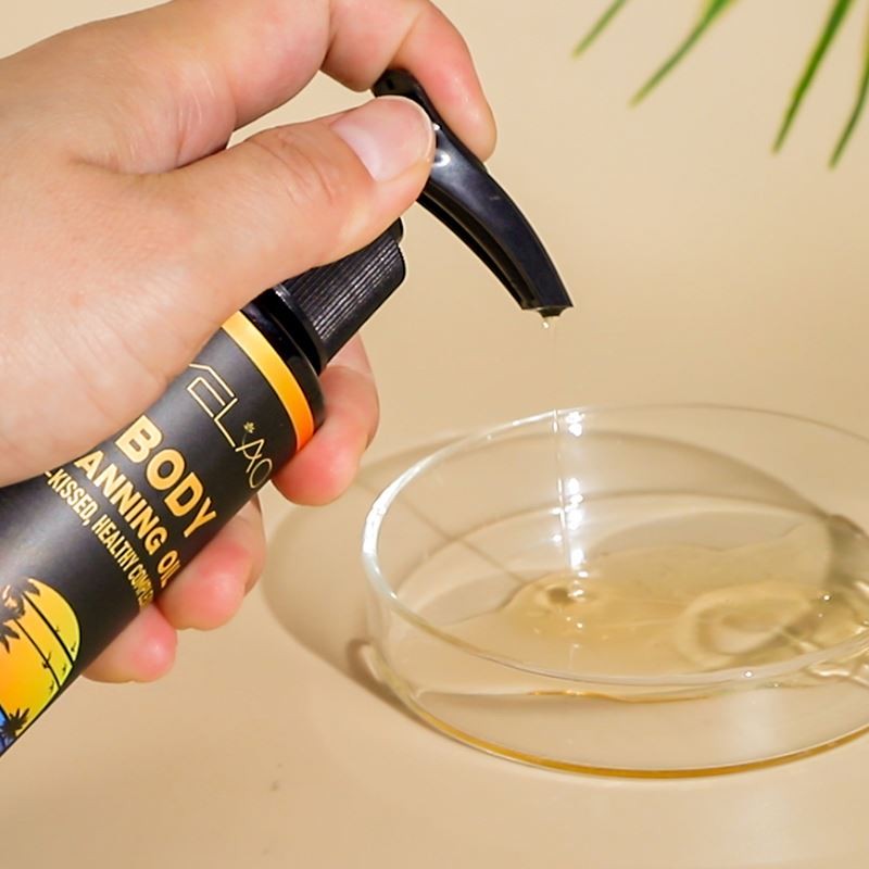 factory Oem Oem Nutritive Serum Hydrating Body Private Label Long Lasting Natural Skin Moisturizer Carrot Tanning Oil