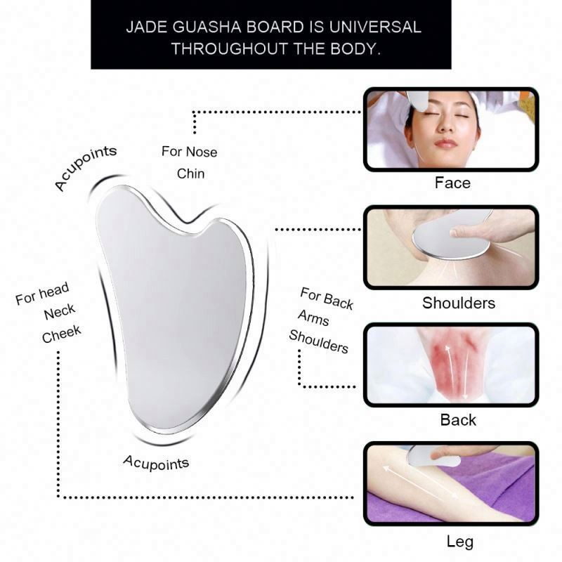 factory High Quality Skincare Facial Massage Beauty Tool Terahertz Gua Sha For Anti aging