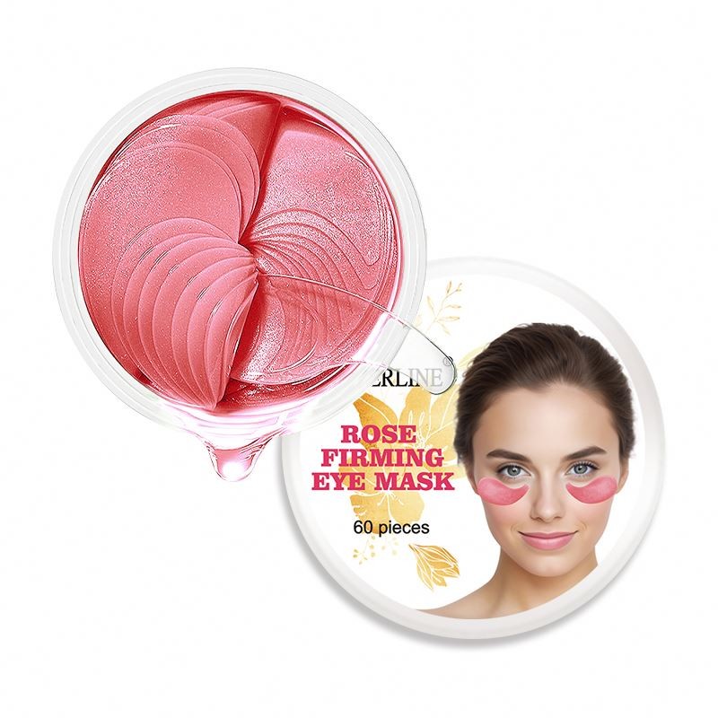 Oem Hot Sale Under Rose Crystal Collagen Mask for Puffy Eye Reducing Dark Circles