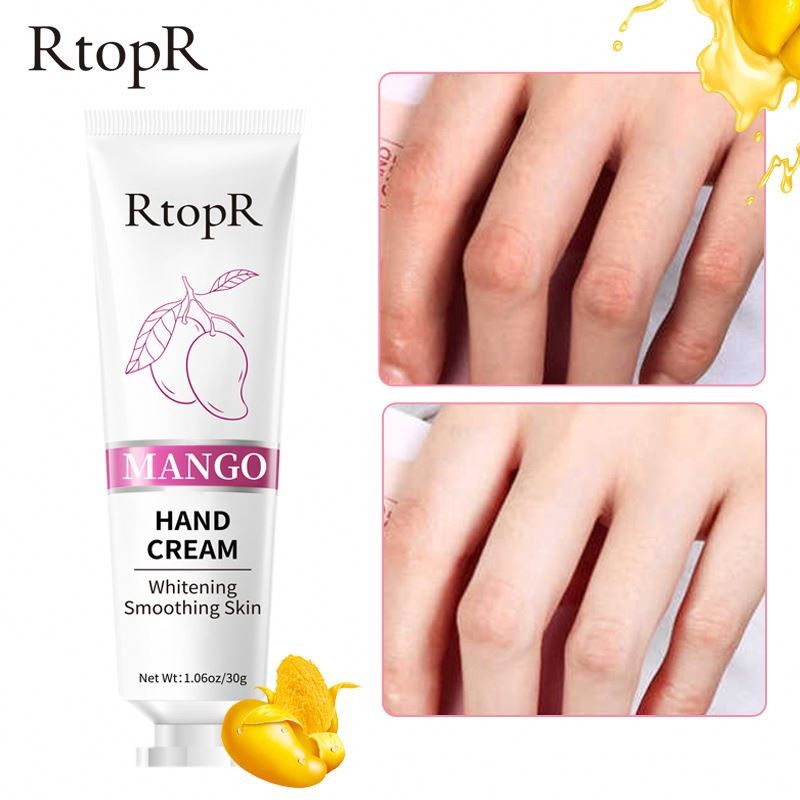 Oem RtopR Customized Private Label Mango Vitamin C Whitening Soft Moisturizing Hand Cream