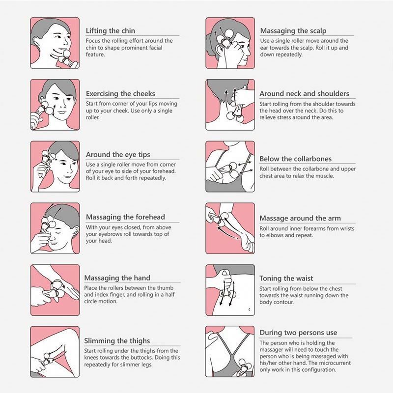 Custom Private Label Anti Wrinkle and Healing Toning pink Tool Jade Rose Quartz 3D Facial Roller Massager