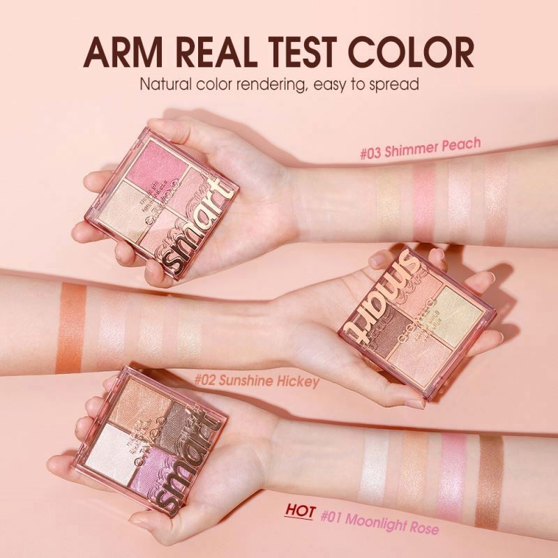 Mineral Makeup Blusher Powder Bronzer Cosmetics Blush Palette Best Private Label Peach Face