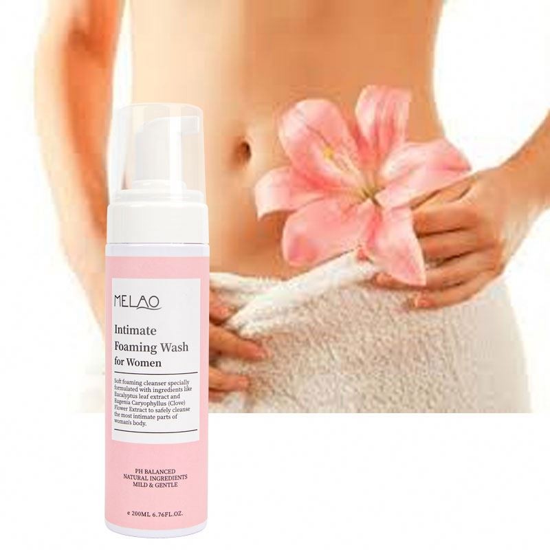 Oem Women Private Label Organic 100% Natural Personal Care Feminine Hygiene PH Balance Vaginal Foam Intimate Wash