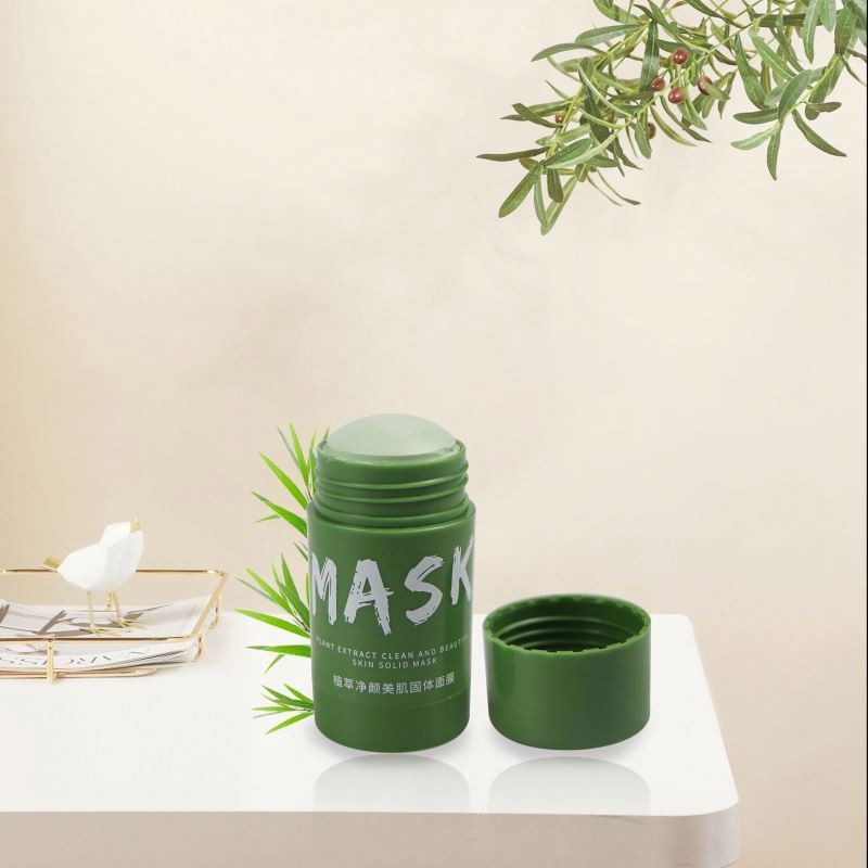 Private Label Remove Blackhead Cleansing Stick Skin Care Sold Green Tea Clay Facial Mask Sti