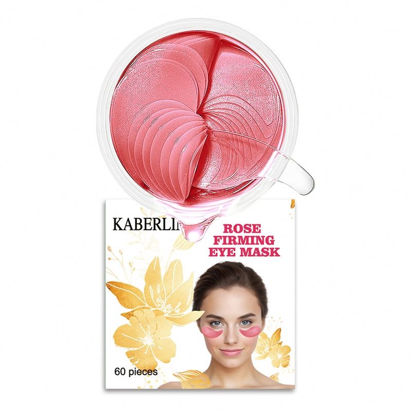 Oem Hot Sale Under Rose Crystal Collagen Mask for Puffy Eye Reducing Dark Circles