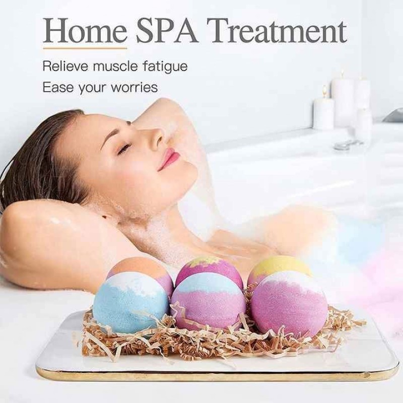 Vegan Bubble Salt Fizzi Bomb Ball Spa Shower Sale Organic Christmas Bath Bombs