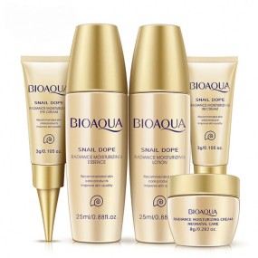 New BIOAQUA Brand Snail element Care Set Small Size for Moisturizing and Repairing the Skin Easy Taking