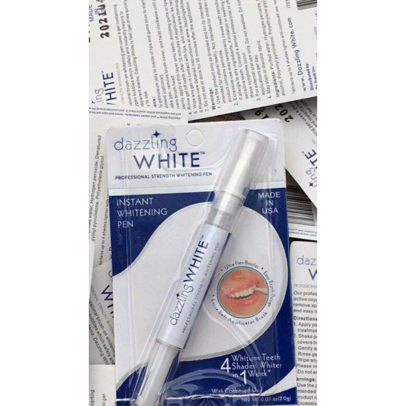 Dazzling White Whitening Pen Peroxide Tooth Bleaching Kit Dental Teeth Whitener Oral Hygiene Cleaning Toothpaste