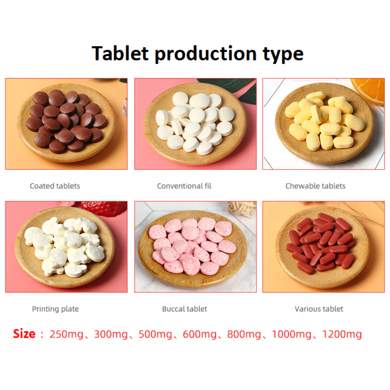 Private Label Food Grade Multi OEM Health Supplement Calcium Boosts Immunity Vitamin C Whitening Tablets