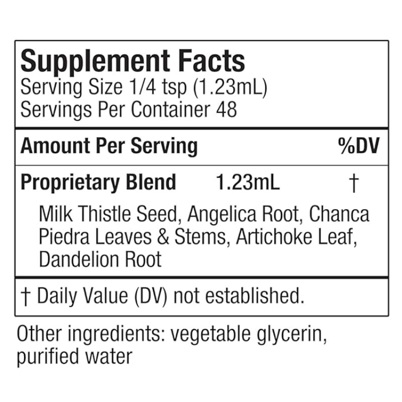 GMP Certified Liquid Drops Herbal Formula with Milk Thistle