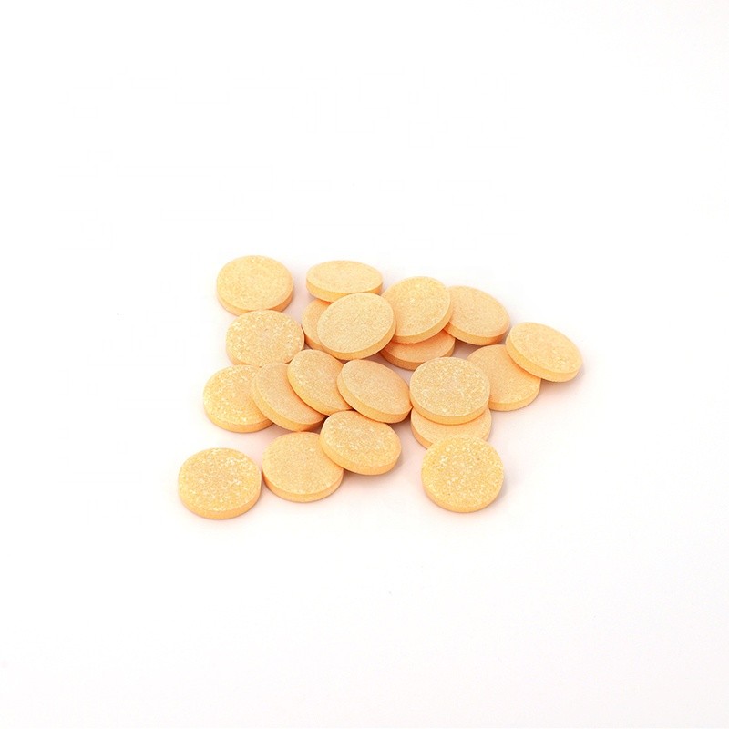 OEM Effervescent Tablets Biotin Tablets Natrol Beauty Product Vitamin Tablets Hair Individually Wrapped B Complex Effervescent Tablets