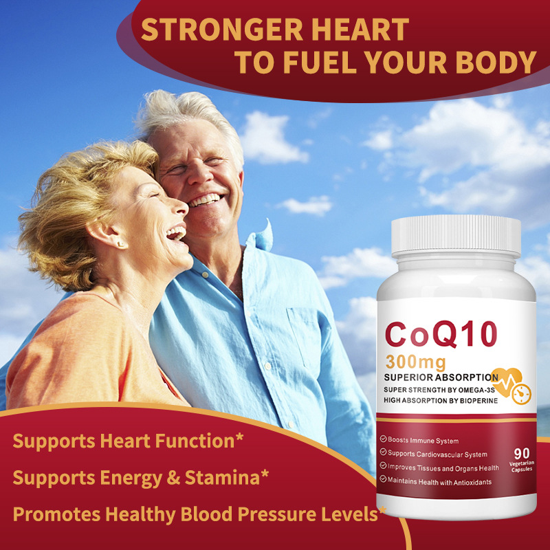 OEM Coenzyme Q10 Sugar-Free Capsules/Tablets Fat-Soluble Cardiovascular Protection Supplement