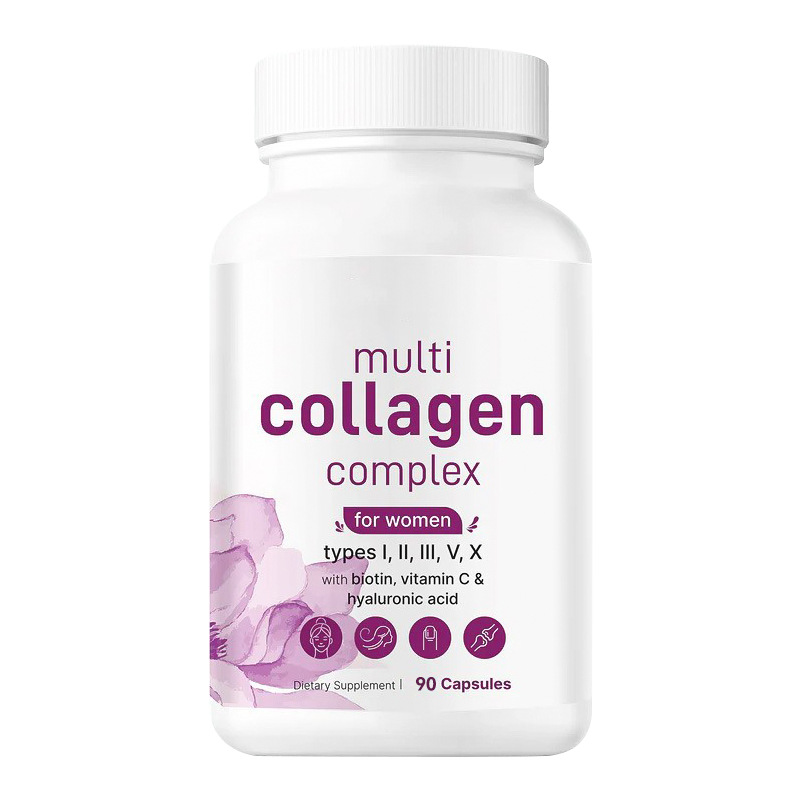 Factory Price Multi Hydrolyzed Collagen Peptide Gummies Antioxidant Rich Supplement Anti-Aging Skin Health