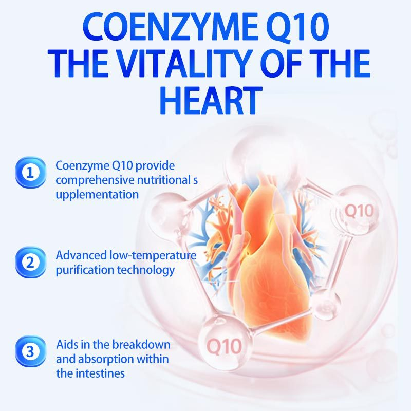 Factory Wholesale Halal Coenzyme Q10 98% Powder and OEM Capsules Oil/Fat Soluble Bulk Supply