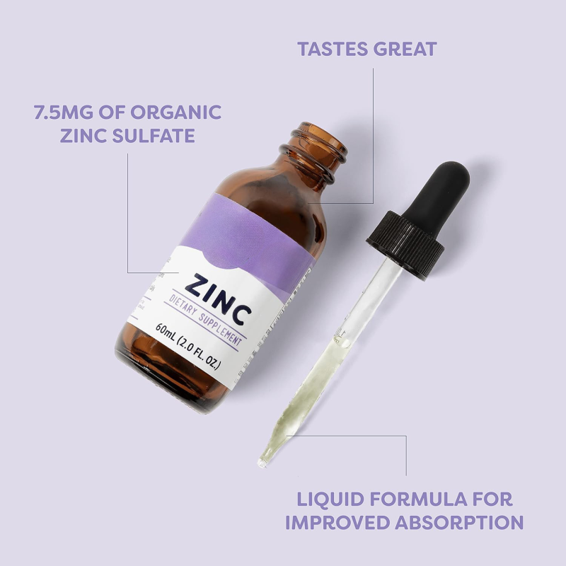 OEM Zinc Dietary Supplement Drops Custom Formula Private Label Adult and Pregnant Women Fast Delivery Service