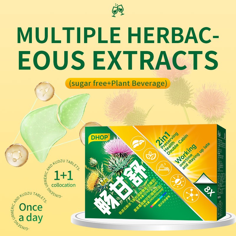 Dual-Chamber Herbal Supplement for Liver Health Milk Thistle Dandelion Root Detox Cleanse Repair