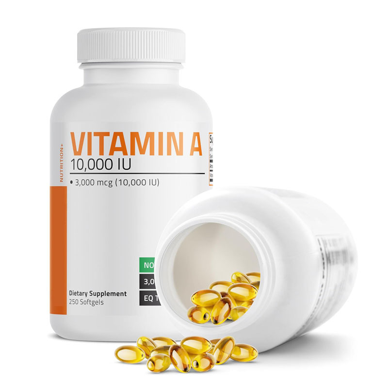 Factory New Arrival Non-GMO Vitamin A Soft Capsules Vitamin A Supplement Wholesale