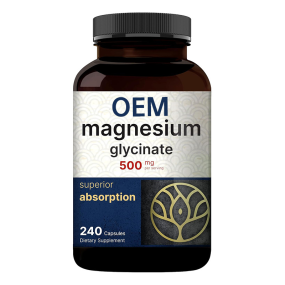 Adult Immune Booster Sleep Supplement Vegan Halal Magnesium Glycinate Capsules OEM ODM Private Label