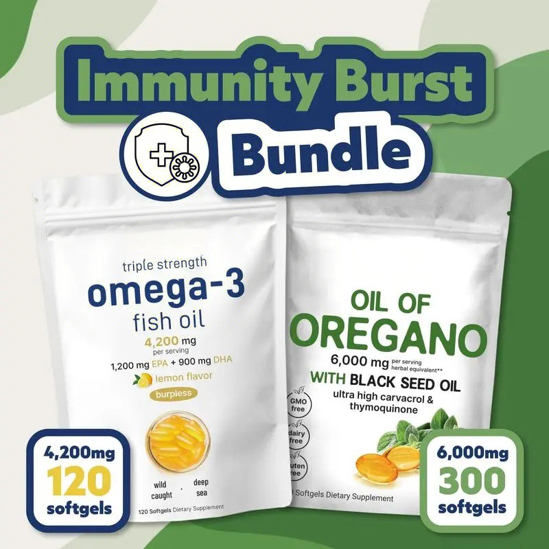 Adult Custom Omega-3 Fish Oil Capsules Support Immune Brain Function & Lower Blood Lipids Bulk Supplier