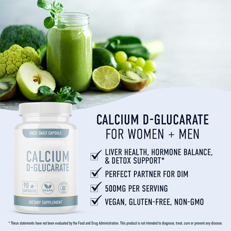 Manufacturer Wholesale Vegan Calcium Citrate D-Gluconate Capsules Vitamin D for Men and Women Hormone Balance