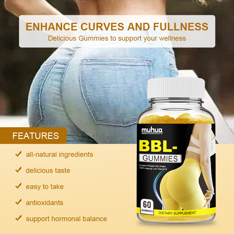 Butt Lift Butt Enlargement Gummies for Women Booty and Butt Enhancement Butt Lift Buttocks Natural Herbal Extract Supplement