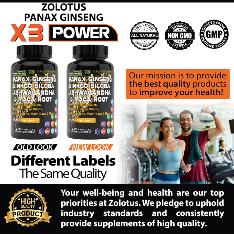 Organic Black Maca Extract Capsules Potent Adult Male Enhancement Herbal Supplement with Excellent Vitality Support