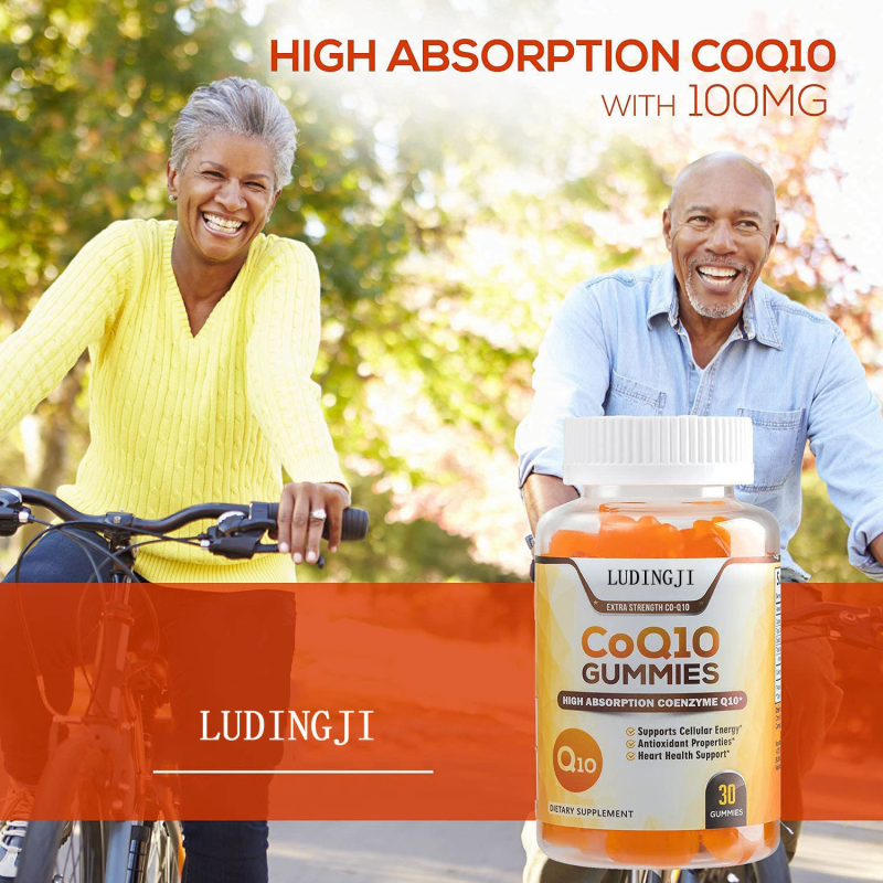 Private Label Vegan Immune Boosting Coenzyme Q10 Gummies & Chewable Supplements Hot Selling
