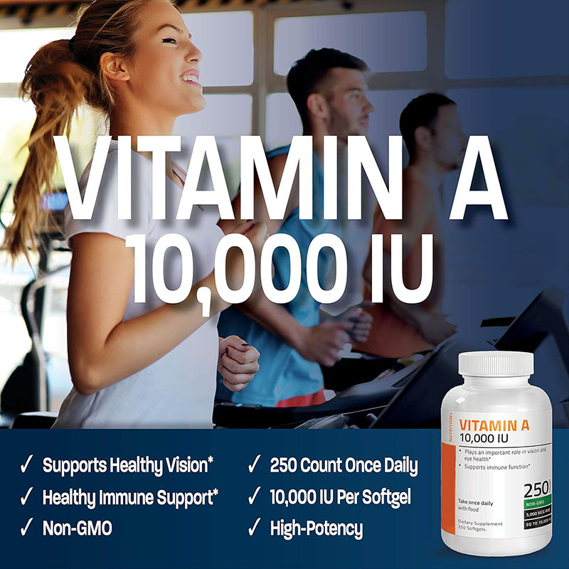 Factory New Arrival Non-GMO Vitamin A Soft Capsules Vitamin A Supplement Wholesale