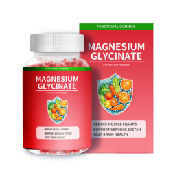 Hot Selling Magnesium Glycinate Gummies Private Label Improves Sleep and Relieves Stress Factory Supplier
