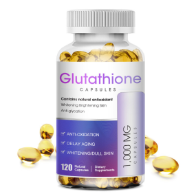 120 Capsules Glutathione Fish Oil Soft Capsules Beauty Product with Female Antioxidant Properties