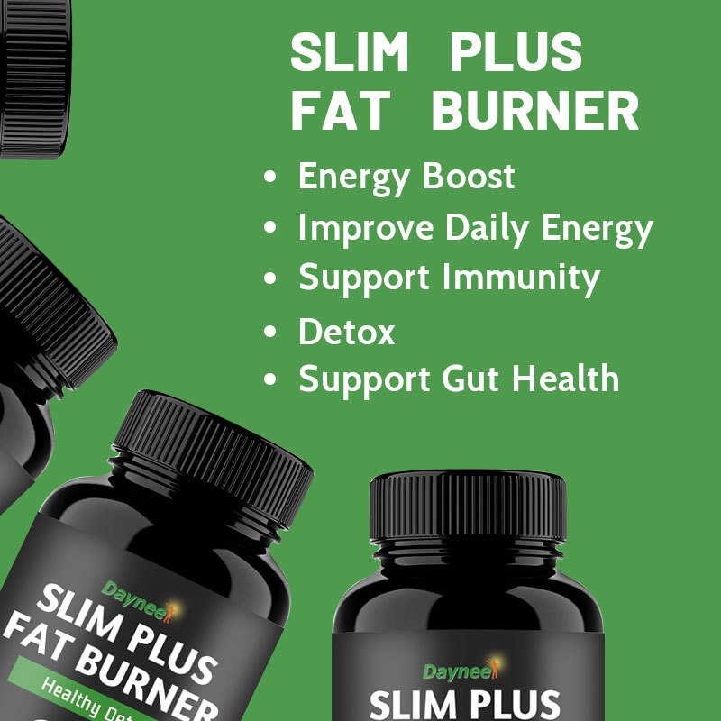 OEM Slim Plus Herbal Supplement Capsules Tablets Adult Fat Burner and Calorie Accelerator for Upper Body Weight Loss