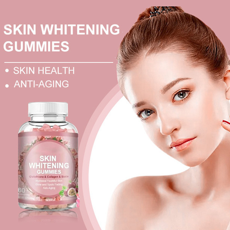 Easy Absorption Glutathione Gummies Skin Whitening Detox Anti-Aging Beauty Product