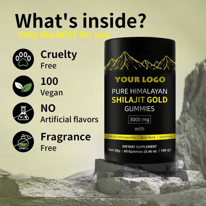 Pure Himalayan Shilajit Gummies Shilajit Extract Shilajit Gold Gummies