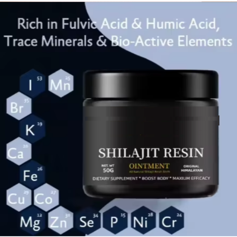 100% Pure Natural Himalayan 50g Shilajit Resin Premium High Bioactive Ingredients Vitamin Type