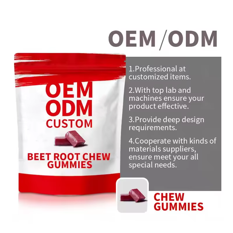 OEM Custom Beetroot Gummies