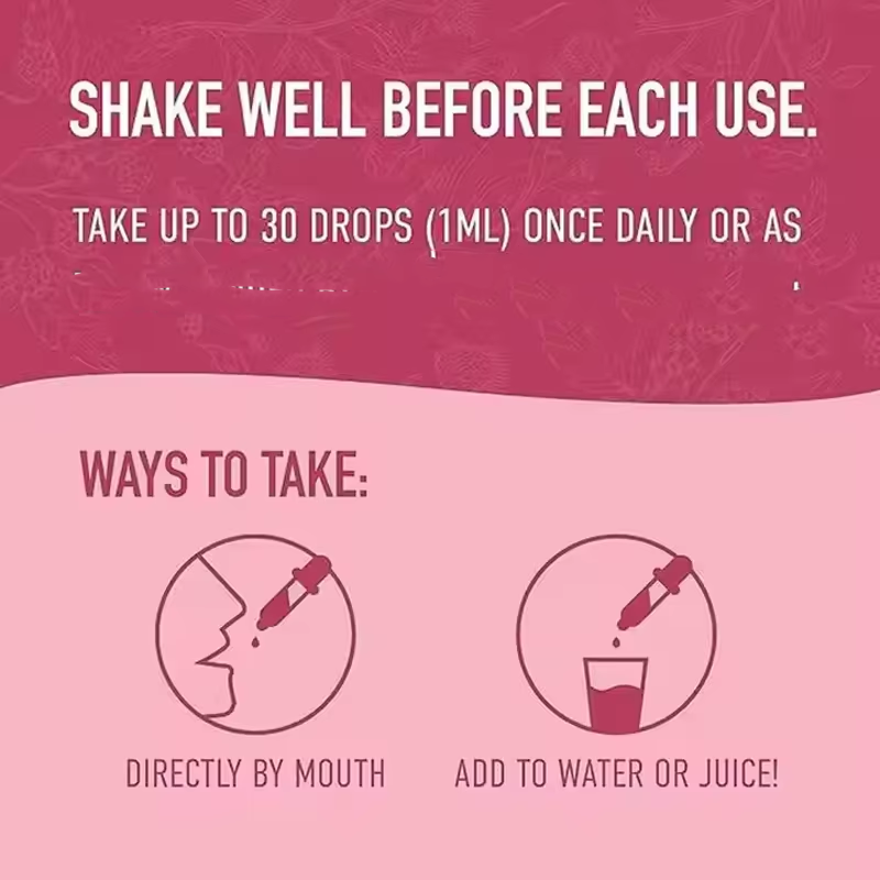 OEM Private Label Vitamin B Complex B5 Pantothenic Acid Vitamin B1 B6 B12 Drops 60ml