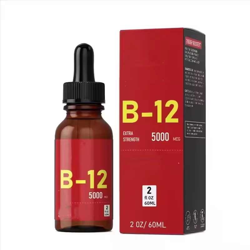 OEM Private Label Vegan Vitamin A B12 Drops with Vitamins and Minerals Energy