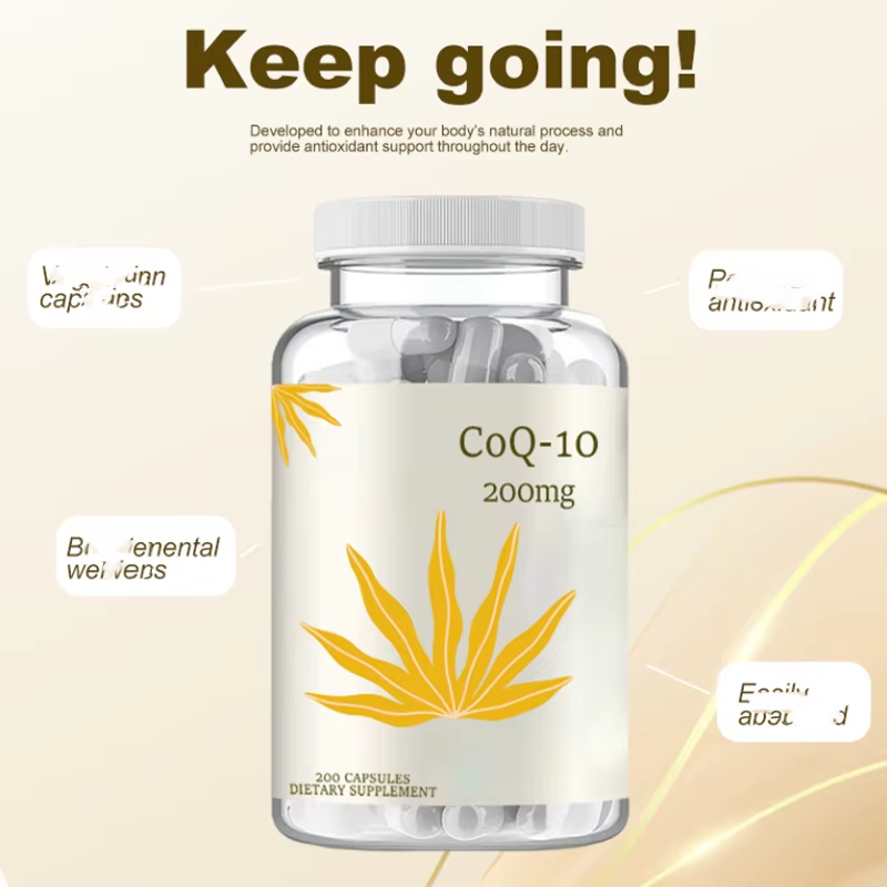 OEM Pure Coenzyme Q10 Capsule Supplement