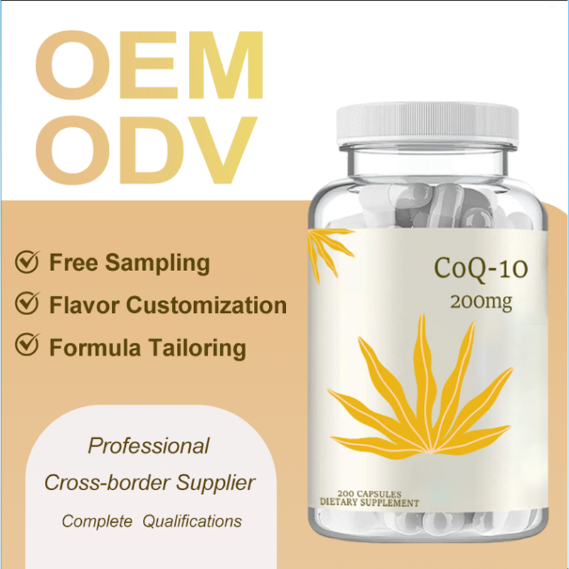 OEM Pure Coenzyme Q10 Capsule Supplement