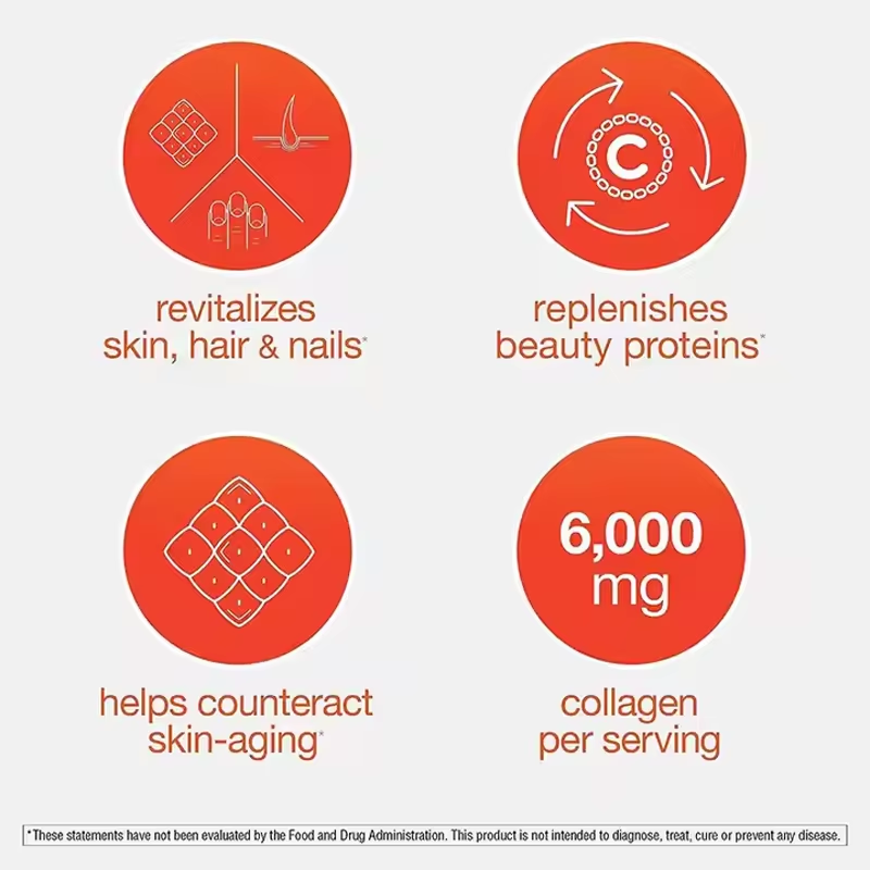 OEM Collagen and Vitamin C Supplement Tablets Advanced Hydrolyzed Formula Vitamin C