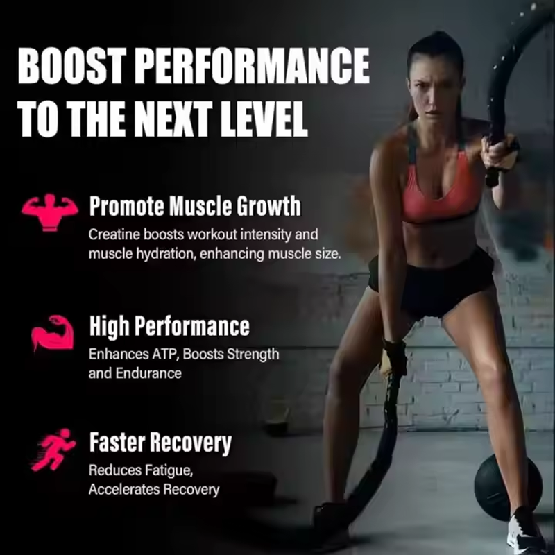 OEM 120-Count Sugar-Free Blueberry Flavor Creatine Monohydrate Gummies