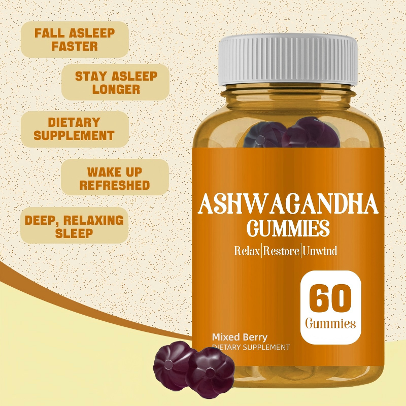 Natural Vegan Adult Gummies Ashwagandha Gummies