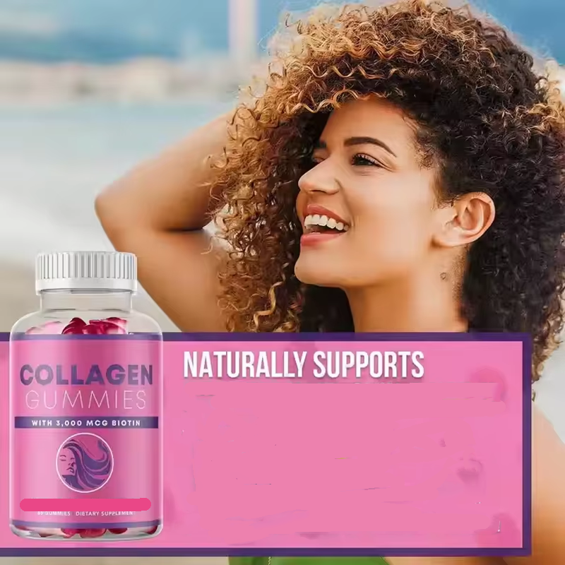 OEM Hydrolyzed Collagen with Biotin and Vitamin C Collagen Gummies