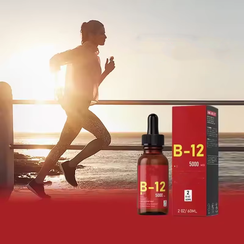 OEM Private Label Vegan Vitamin A B12 Drops with Vitamins and Minerals Energy