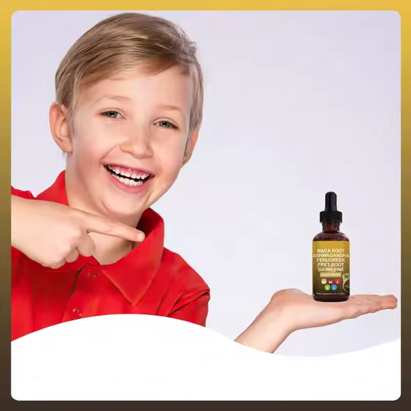 OEM Private Label Liquid Extract and Drops of Maca Root and Ashwagandha